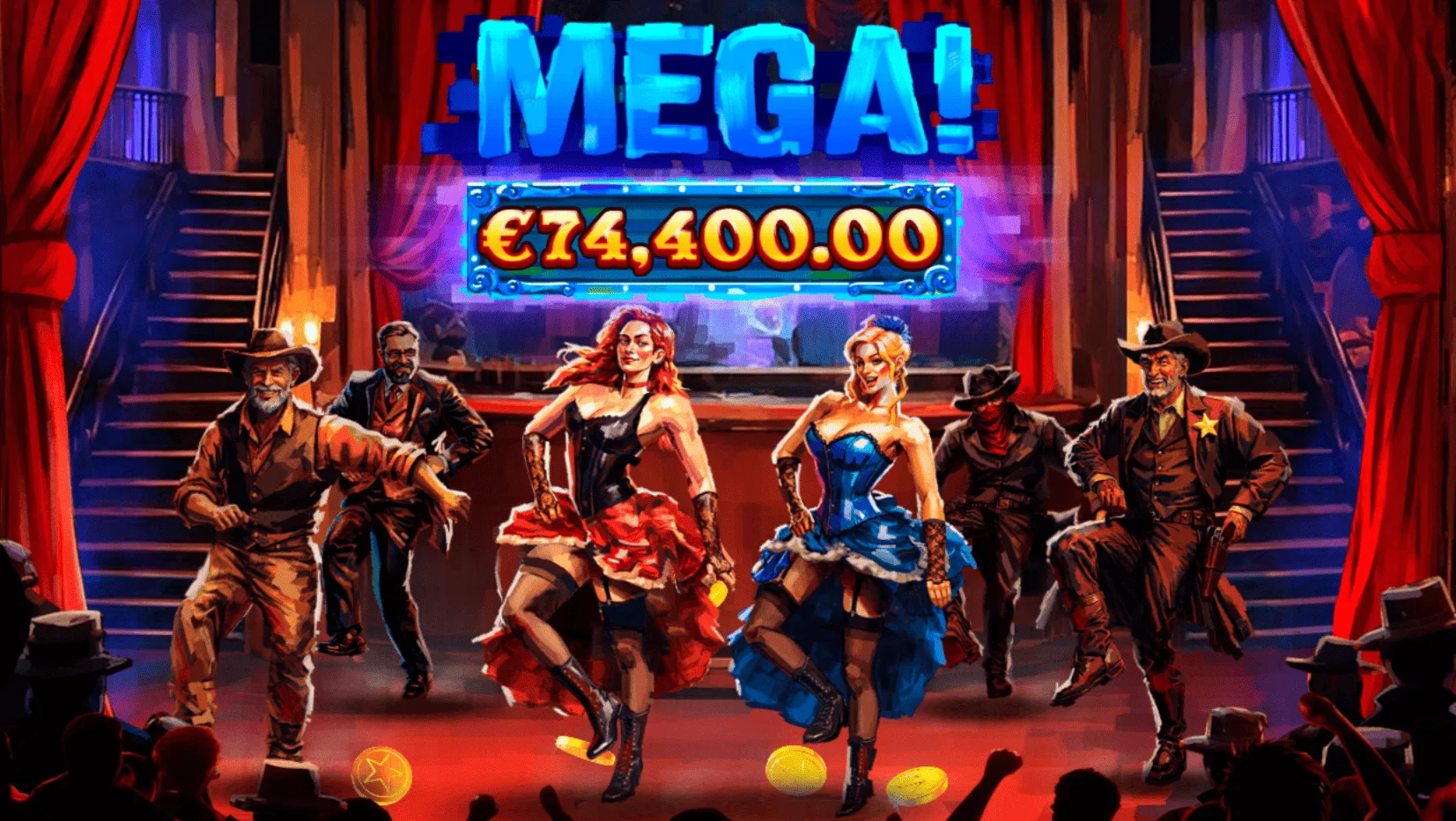 Heartbreakers - cabaret scena s plesačicama i logotipom